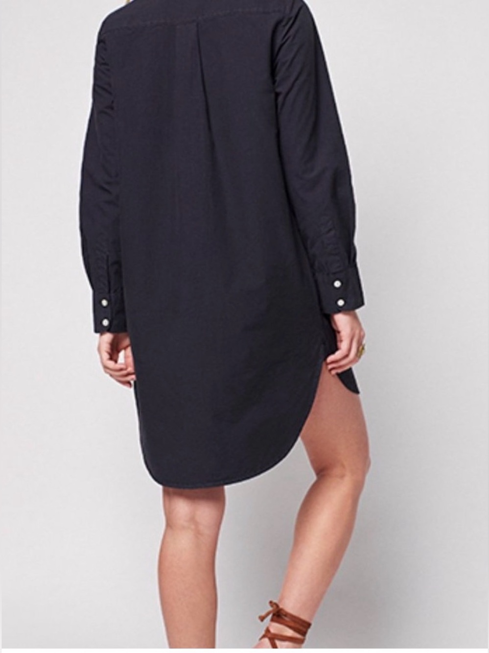 Faherty Women Washed Black Dress size Small organic cotton - Picture 3 of 6
